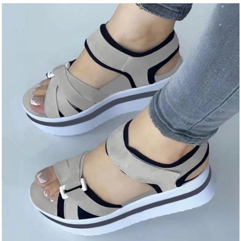 Summer Sandals Shoes Women Outdoor Walking Party Shoe Wedge Sandals Beach Footwear Sandal
