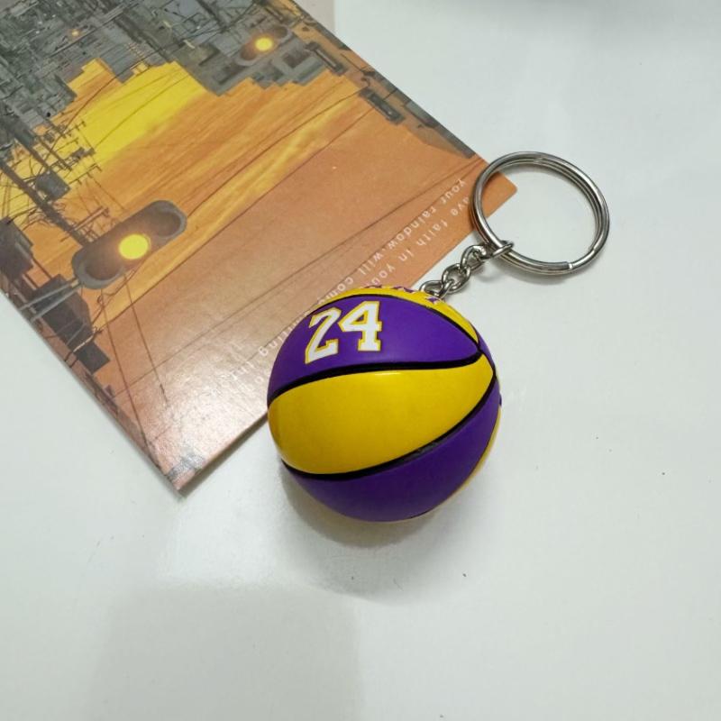 Curry Basketball Keychain Car Key Ring Star Fan Key Chain Ball Bag for Men Boy Car Keyring Lover Trinket Gifts Toys Accessories