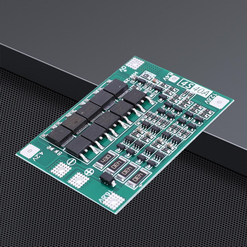 Battery Board Module 3S/4S 5A 10A 20A 25A 40A 60A Li-ion Lithium Ion Battery Charger Protection Board 18650 BMS for Drill Motor