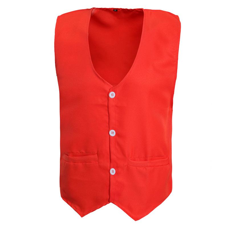 Customizable Single-Breasted Outdoor Volunteer Vest with Text & Logo Options