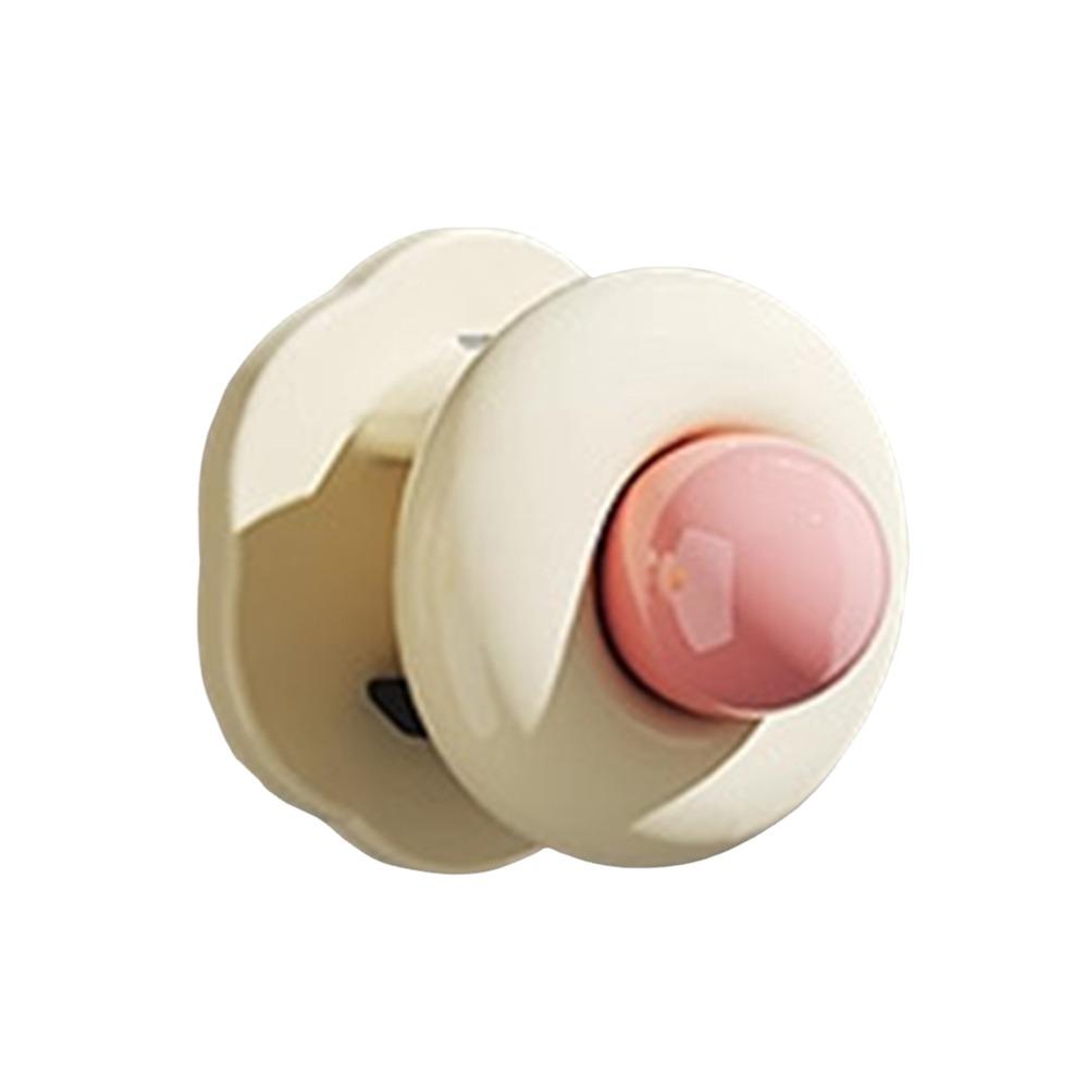 

Wall Mounted Toothbrush Hanger Rack Facial Cleanser Squeezer for Bathroom Storage Organization рожевий