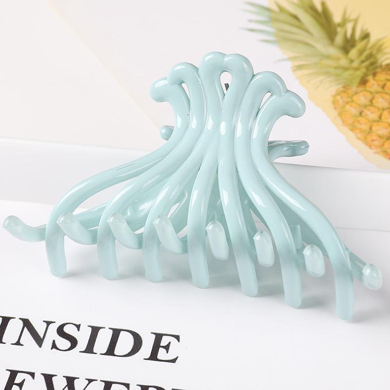 Geometric Forked Claw Clip: Japanese & Korean Fashion Hair Accessory for Women