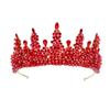 Baroque European and American Beauty Pageant Bridal Crown Tiara Alloy Crystal Wedding Headband Hair Accessories Crown