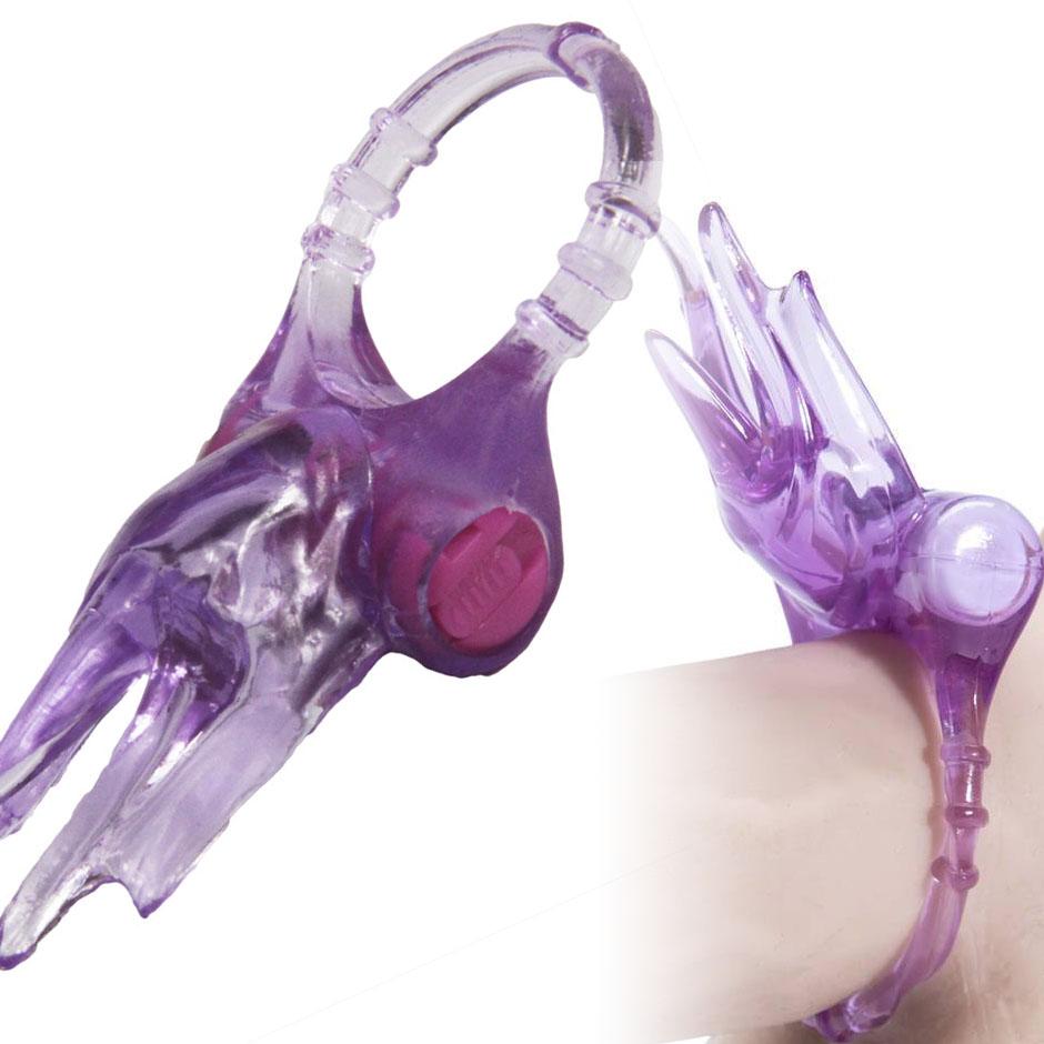 Longer-lasting Ring Sex Vibrator Stronger Erection Tingling Additional Stimulation Finger Rings Bullet Vibrating Love
