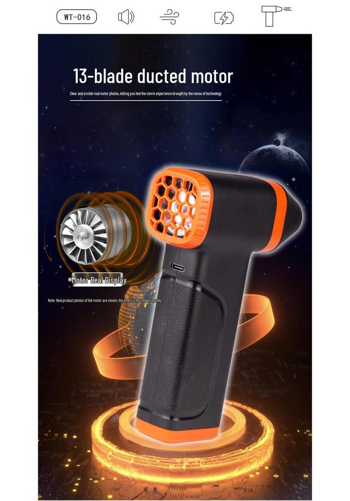 High-Speed Handheld Mini Camping Fan & Blower