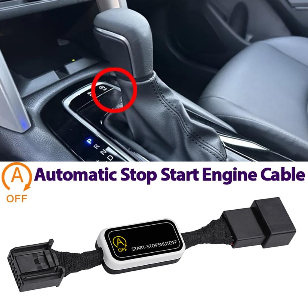 Einfach zu installierender Auto-Stopp-Start-Override-Schalter. Auto-Stopp-Start-Deaktivierungsgerät zur Reduzierung des Motorverschleißes für Camry