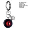 Gothic Horror Keychain Eyeball Charm Handmade Resin Keyring Halloween Inspired Key Chain Backpack Accessories