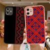 U-Ukraine Ornament Pattern Phone Case For IPhone 16 15 14 X XR XS 7 8 Plus 11 12 13 Pro MAX 13mini Matte Shockproof Case