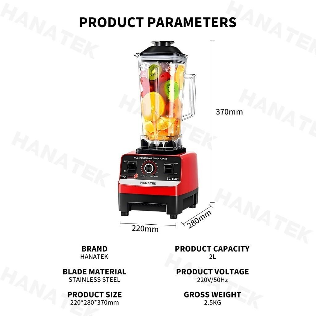 ArcticBreeze Versatile High-Power Blender Perfect For Making Shakes Soy Milk, Ice Crushing Fresh Juicing Smoothie Maker Kitchen Appliance