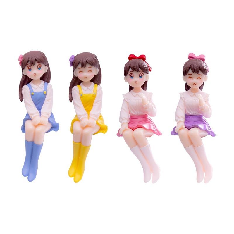 Micro-landscapeBest Friend Girl Doll, Decorative AccessoriesOffice Desk Car-mounted Central Control Small Ornaments