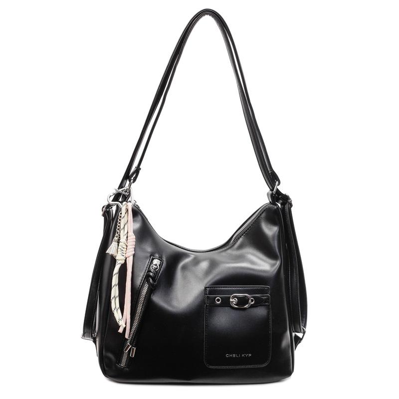 Large Capacity Tote Bag Women's 2025 Spring New Niche Casual Versatile Underarm Bag Commuter Shoulder Backpack