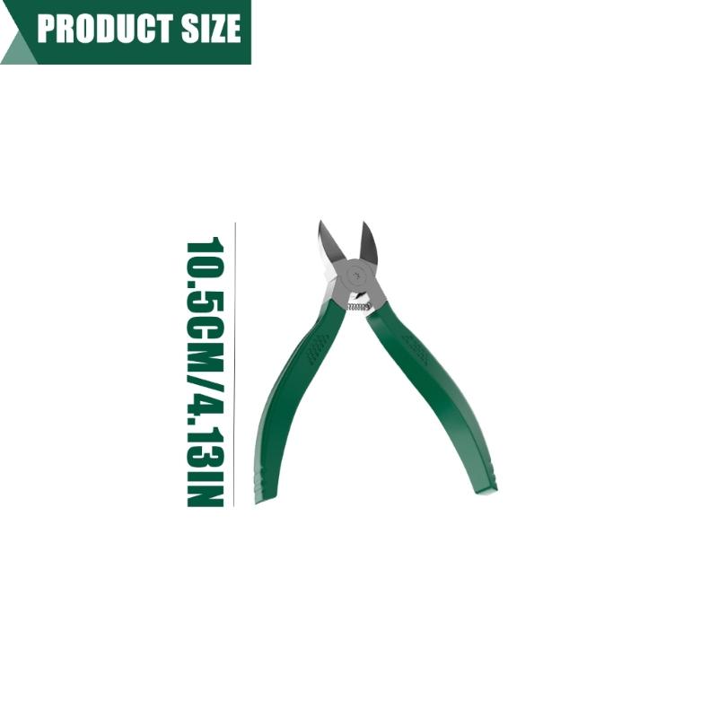 Premium Stainless Steel Reinforced Diagonal Cutting Pliers High Hardness Design Effortlessly Spring Action Cutting Tool