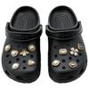 Crocs Classic clog Sparkle Black Gold EVA Comfortable Refreshing Personality Versatile Hole Shoes Unisex Black