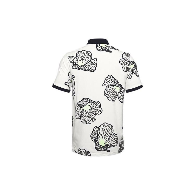Under Armour Polo Shirts Men's White Polo Collar Moderate 1358781-112