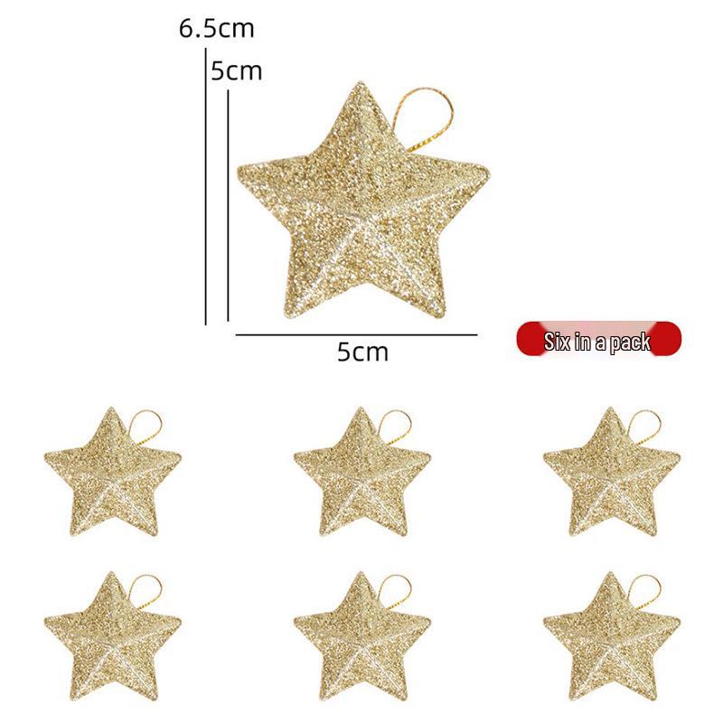 

Золотая блестящая пятиконечная звезда, украшение на елку