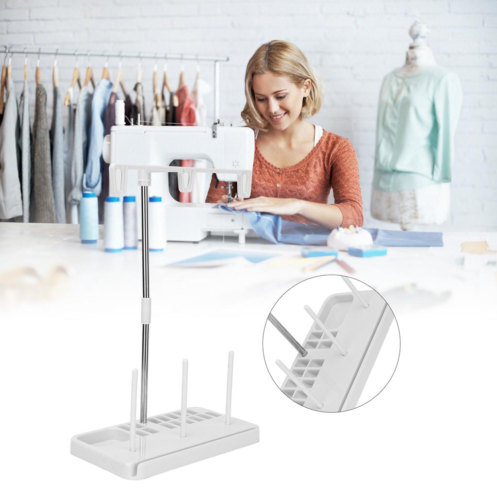 Thread Stand 3 Spool Holder Light Wright Household Sewing Machine Tool for Quilting