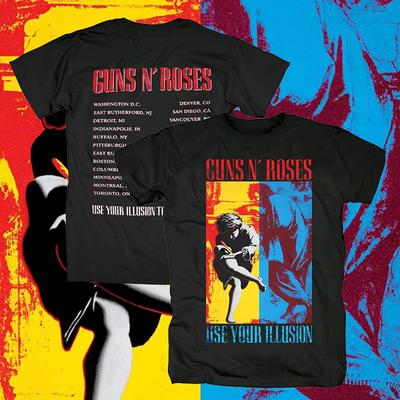 Guns N Roses Use Your Illusion I Album 100 Cotton Mens Tshirt Dont Cry  Dont You Cry Tonight Music Short Sleeve Tshirt
