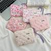 Canvas Printed Makeup Bag for Women Cute Portable Small Cosmetic Bags Case Travel Storage Toiletries Bag