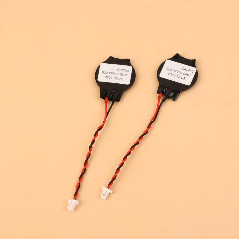 2 Peças X280 X1 CARBON 5ª 6ª Com Plugue Plano Preto Botão BIOS COMS Bateria de Célula Botão Bateria de Lítio Para Placa-Mã de Notebook