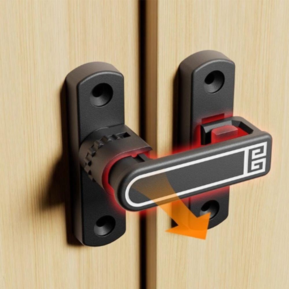 Safety Luminous Door Buckle Anti-theft Door Hasp Door Lock Sliding Door Snap Bathroom