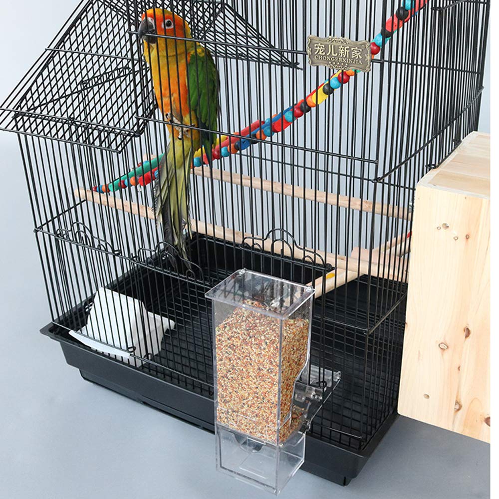 KARTOFFEL Vogelfutter Automatisch Automatisch Transparenter Behälter Katze Geschäftsreise Kleiner Vogelkäfig Futter Schale Verhindern Fütterung Fütterungsmaschine Futterspender,