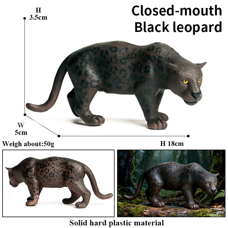 Oenux Animale Sălbatice Africane Simulare Ghepard Sălbatic Leopard de Zăpadă Jaguar Figurină de Acțiune Figurine Model PVC Educativ Jucării pentru Copii