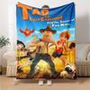 Tad, the Lost Explorer Print Flannel Blanket High Quality Warm Comfortable Cover for All Seasons Perfect for Gifts Home Decor