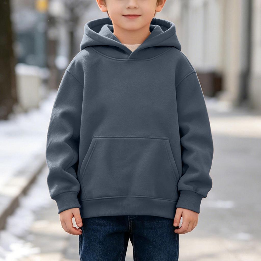 Felpa a maniche lunghe colorata per bambini, pullover casual e comodo per ragazzi e ragazze