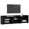 TV Cabinet 168 X 33 X 47 Cm Black Oak Particleboard