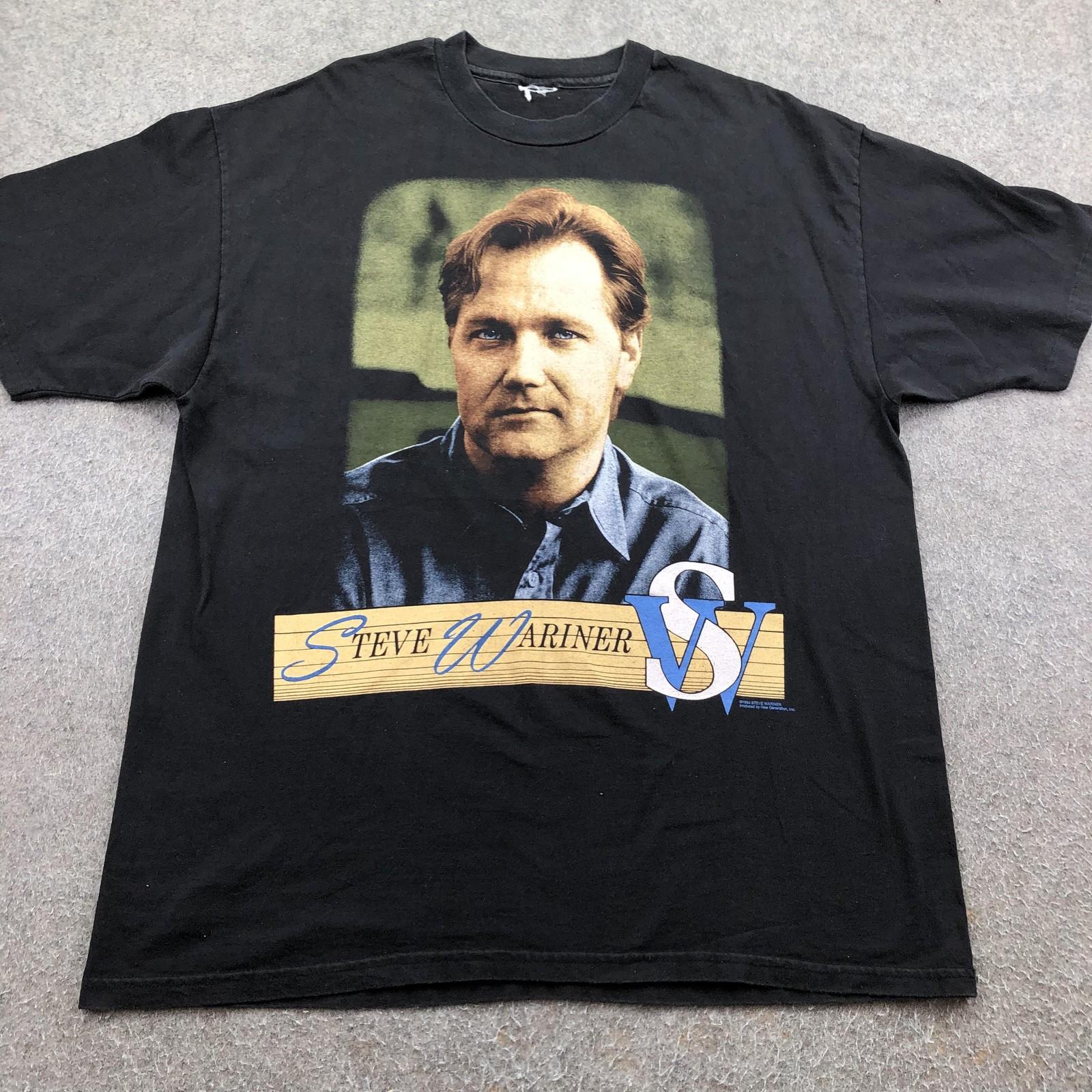 Vintage Steve Wariner Shirt Mens XL Black Country Singer Graphic Tee 1994 Unisex T-Shirt XXXL