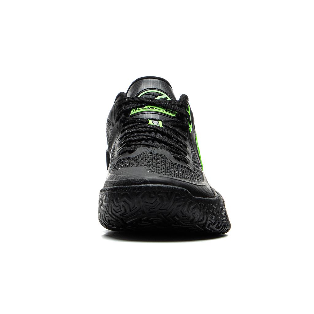 Li Ning Kids Basketball Mesh Comfortable Fashion Lightweight Shock Absorption Low Top Basketball Shoes Men sneaker Black YKBV026-1A