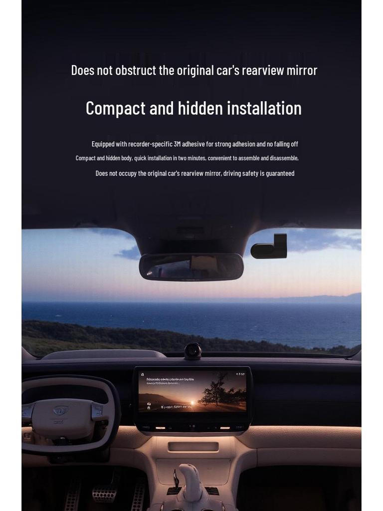 1080P Night Vision Dash Cam with Wi-Fi & Mobile Connectivity