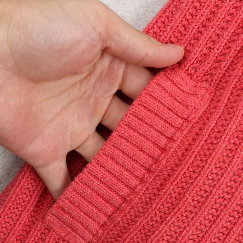 House Autumn and Winter New Arrival Export European and American Women's Clothing Pure Cotton Inverness Knitwear Cardigan Mid Length Long Length
