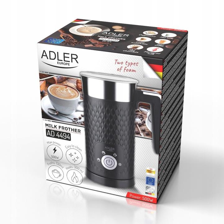 Spieniacz Elektryczny Do Mleka Podgrzewacz 2W1 Cappuccino Latte 4 Funkcje