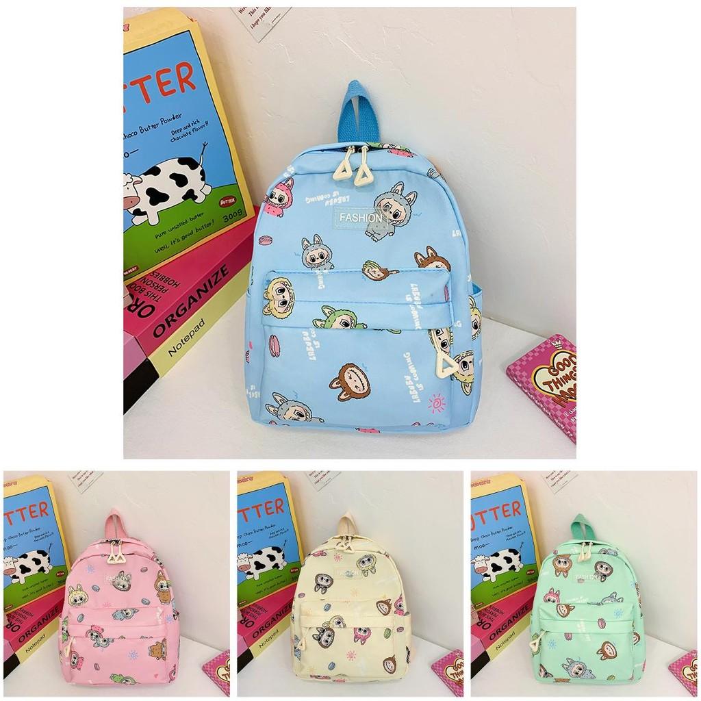 Stylish And Practical Labubu Kids Backpack With Fun Cartoon Characters Ideal For School Activities