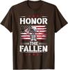 Honor The Fallen Combat Boots Usa Flag Design Unisex T-Shirt