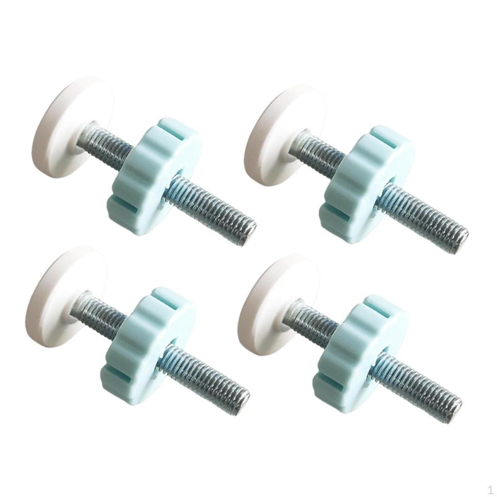4 Pack Gate Threaded Spindle Rods Fasteners for Home Stair Railing