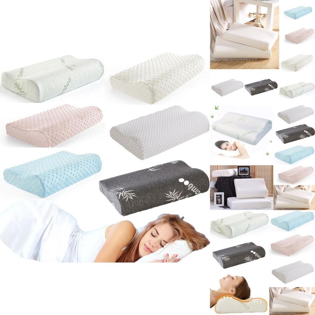 Skin Friendly Bamboo Memory Foam Pillow With Fine Workmanship For Superior Comfort