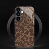 Lucky Leopard Print Black Glass Phone Case Suitable for Samsung Galaxy S26 S25 S24 S23 S22 S21 S20 FE/Ultra/Plus Anti Drop