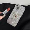 Bear Mickey Mouse Mirror Mobile Phone Case Is Suitable For Iphone17Promax Fine Hole Anti-Drop Apple 16 Advanced Sense 15