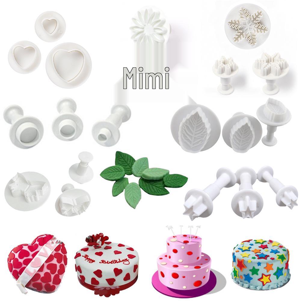 Fondant & Cake Mold Set: 33-Piece Baking Tools with Cookie Cutters