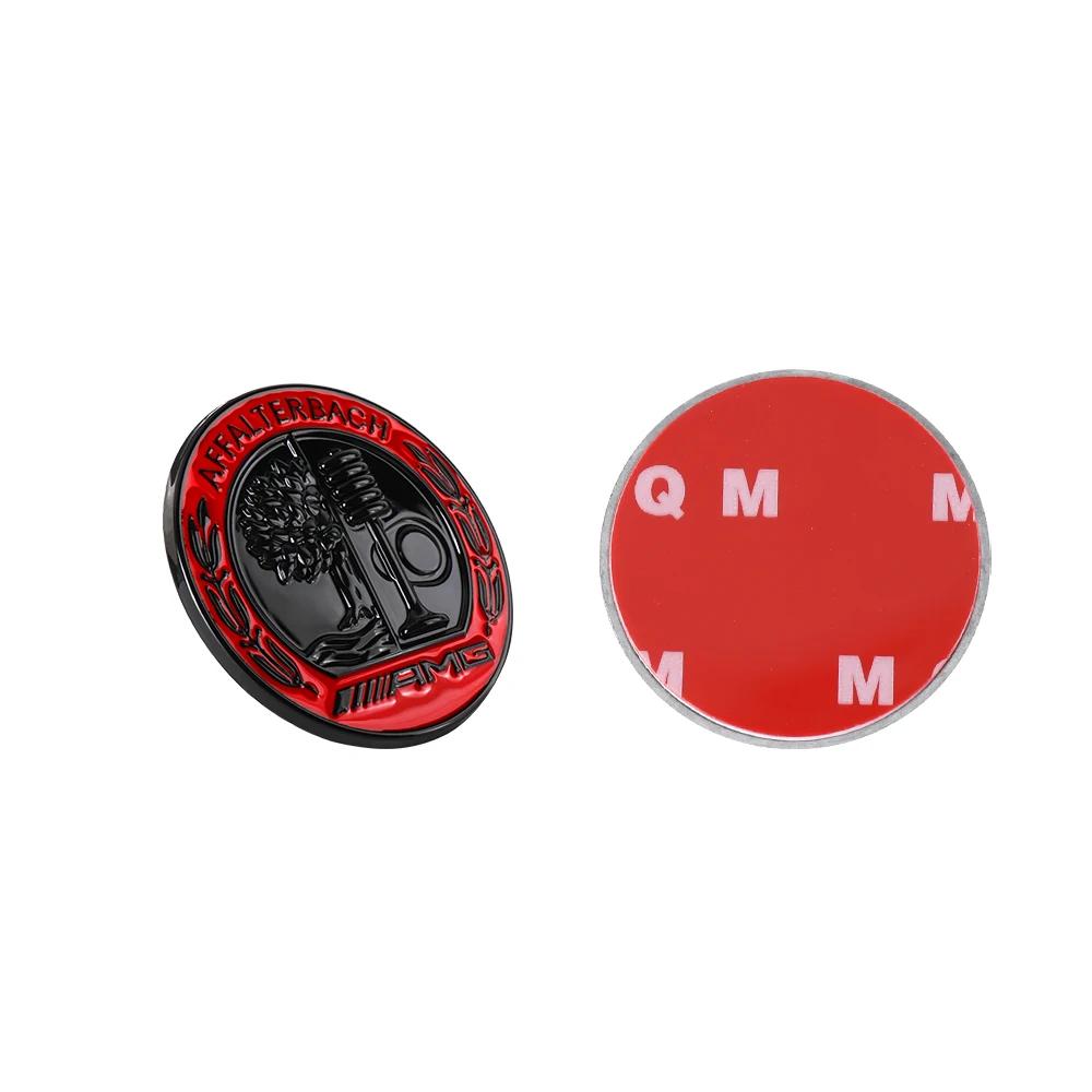 

GLC GLB 1pc Rear Pillar Modification Badge/Hood Sticker 45/65mm Metal Badge Sticker for Mercedes Benz Affalterbach AMG CLA AMG 1PC For AMG
