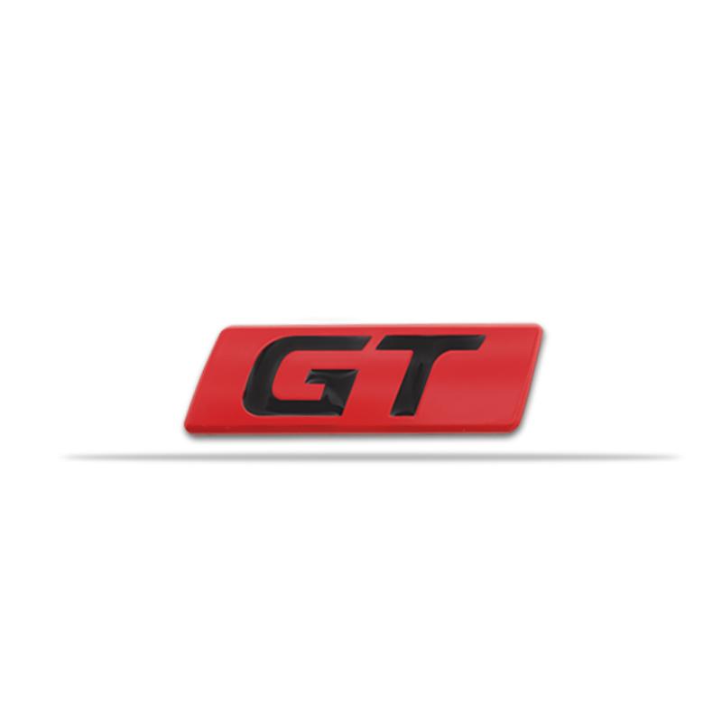 FRL1 Adesivo per Auto 3D Logo GT Emblema Metallico Distintivo Decalcomanie Per 206 207 307 208 2008 RCZ GT Polo Golf 5 7 Passat B5