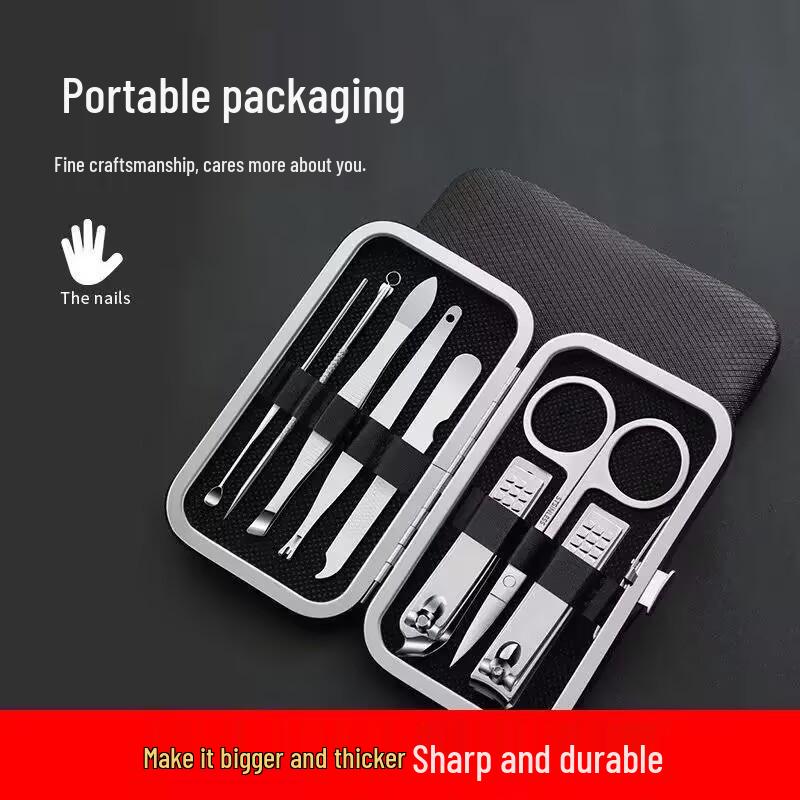 19-Piece Home Manicure & Pedicure Nail Clipper Set