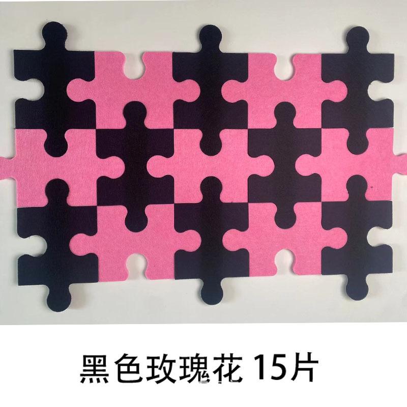 Thick Felt Wall Sticker Panel Versatile Puzzle Photo Message Note Display Board Home Decor Selfadhesive Collapsible Fabric Frame
