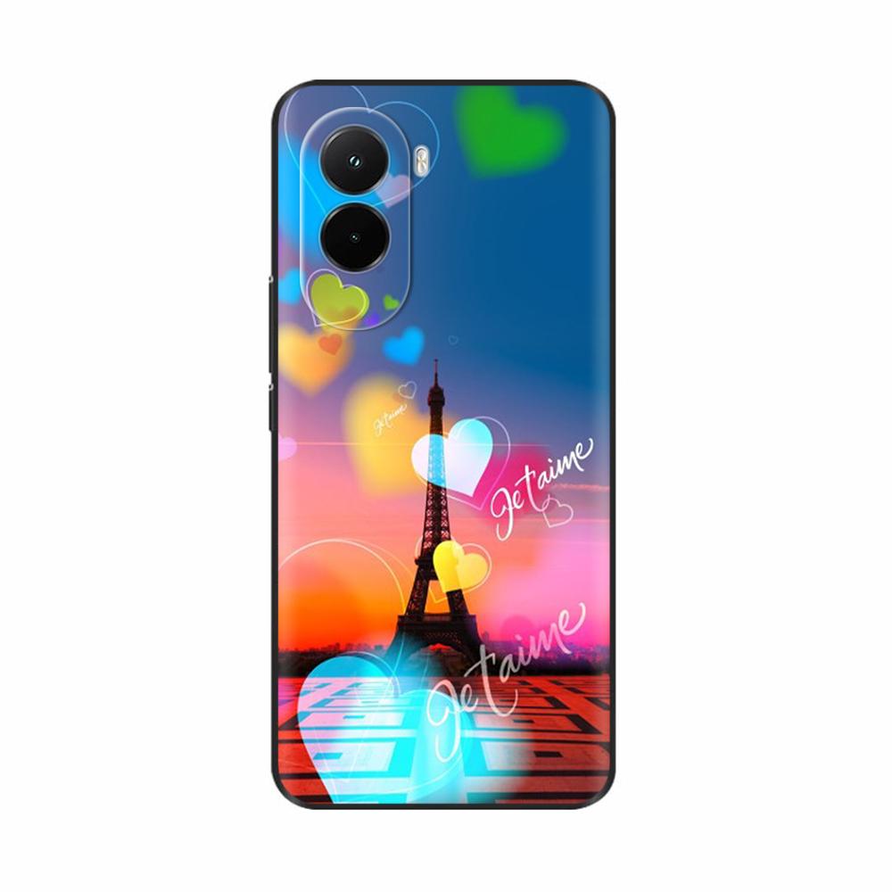 Soft Case For Xiaomi Poco M7 4G Luxury Print Back Cover For PocoM7 M7 Silicone Bumper Protective Shockproof Capa Pocom7 4G Coque