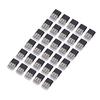 30Pcs Wire Plug in Connector 3 Pin with Locking Buckle No Stripping Quick Splice Clips for 18-16AWG LED Strip Light Electrical Cable 3mm Hole Dia