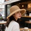 Cross-border Hot-selling Summer Sun Hat Japanese Handwoven Big Brim Bucket Hat Korean Version Fashion Temperament Sun Hat