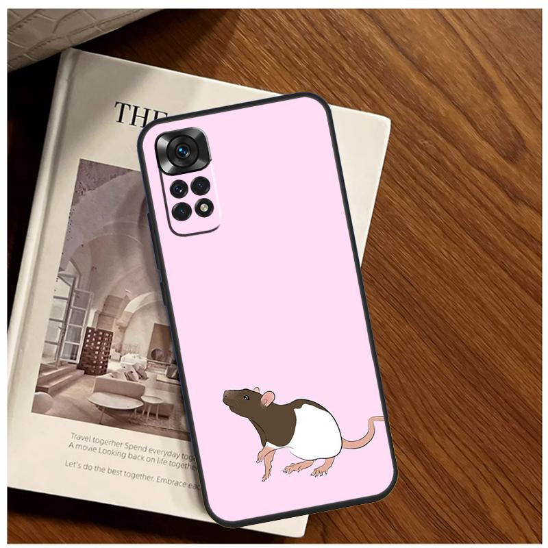 

Cute Rattie Rats Case For Xiaomi Redmi Note 12 Pro Plus Note 10 9 8 11 Pro 9S 10S 11S 12S 9C 10C 12C Cover Redmi 9A