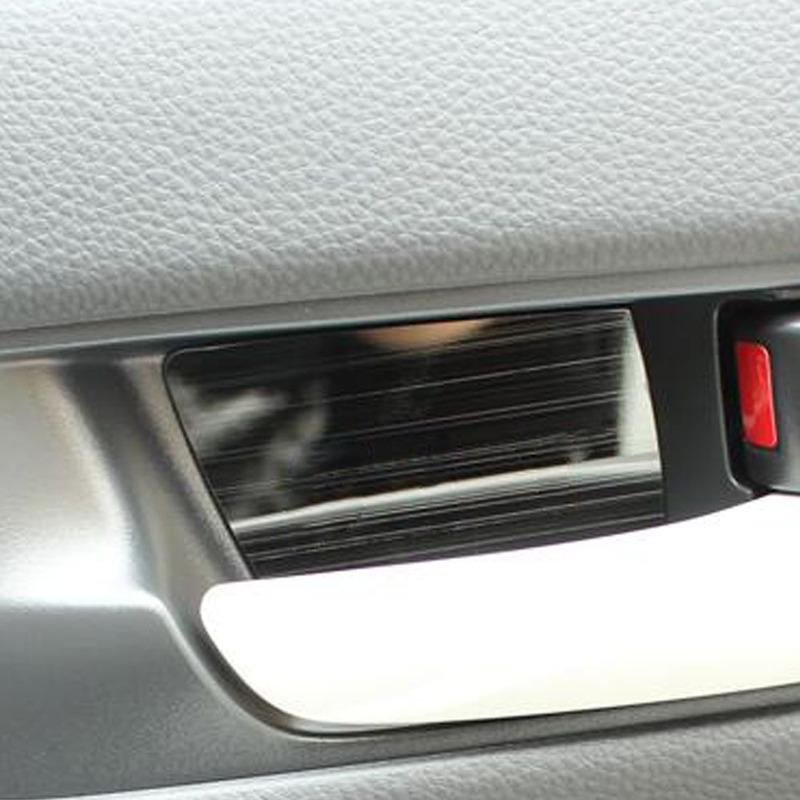 Steel Armrest Inner Door Bowl Sticker Cover Handle Trim Auto Interior Accessories For Honda Fit Jazz     2024